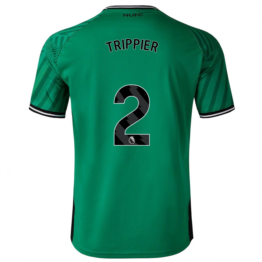 Hombre Fútbol Camiseta Kieran Trippier #2 Verde 2ª Equipación 2023/24