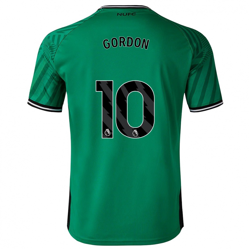 Hombre Fútbol Camiseta Anthony Gordon #10 Verde 2ª Equipación 2023/24