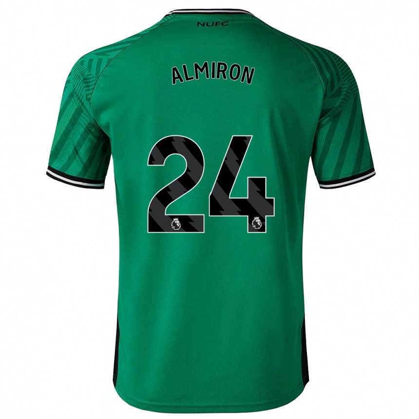 Hombre Fútbol Camiseta Miguel Almirón #24 Verde 2ª Equipación 2023/24