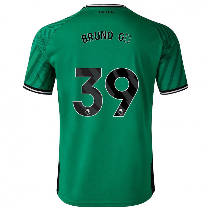 Hombre Fútbol Camiseta Bruno Guimarães #39 Verde 2ª Equipación 2023/24