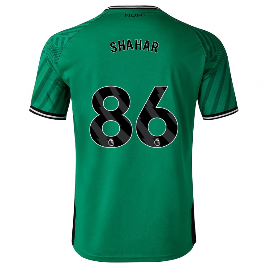 Hombre Fútbol Camiseta Leo Shahar #86 Verde 2ª Equipación 2023/24