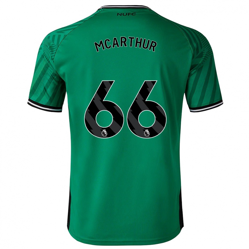 Hombre Fútbol Camiseta Charlie Mcarthur #66 Verde 2ª Equipación 2023/24