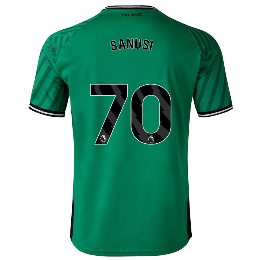 Hombre Fútbol Camiseta Trevan Sanusi #70 Verde 2ª Equipación 2023/24