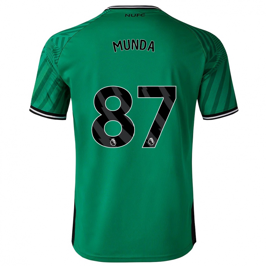 Hombre Fútbol Camiseta Anthony Munda #87 Verde 2ª Equipación 2023/24