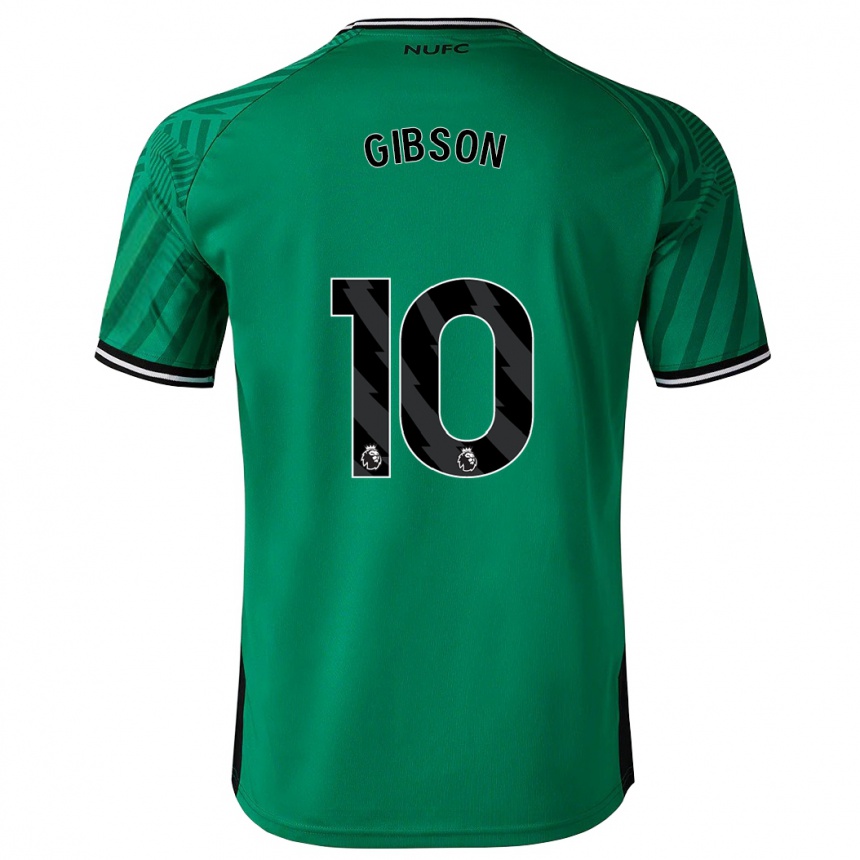 Hombre Fútbol Camiseta Georgia Gibson #10 Verde 2ª Equipación 2023/24