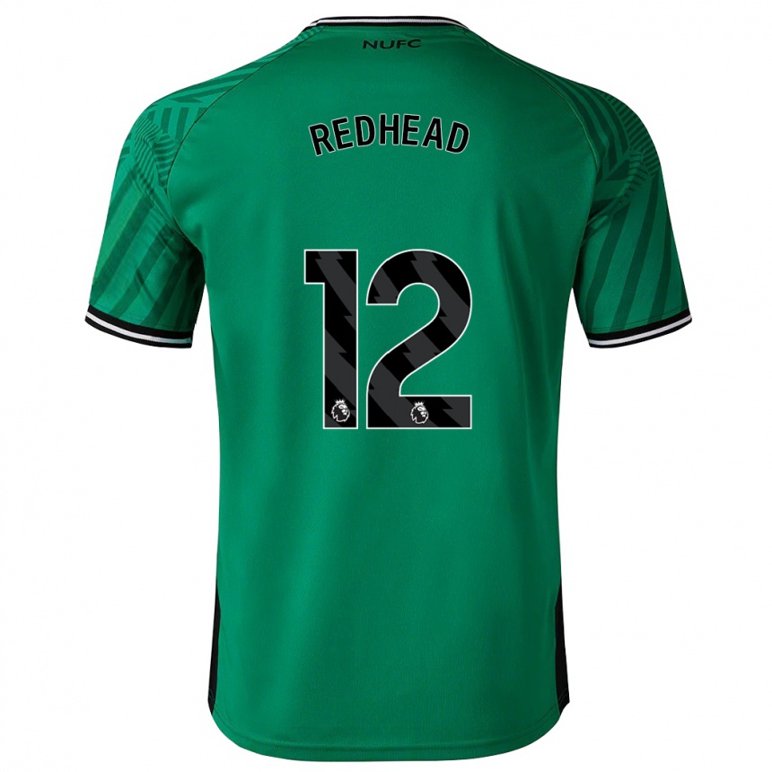 Hombre Fútbol Camiseta Cara Milne-Redhead #12 Verde 2ª Equipación 2023/24