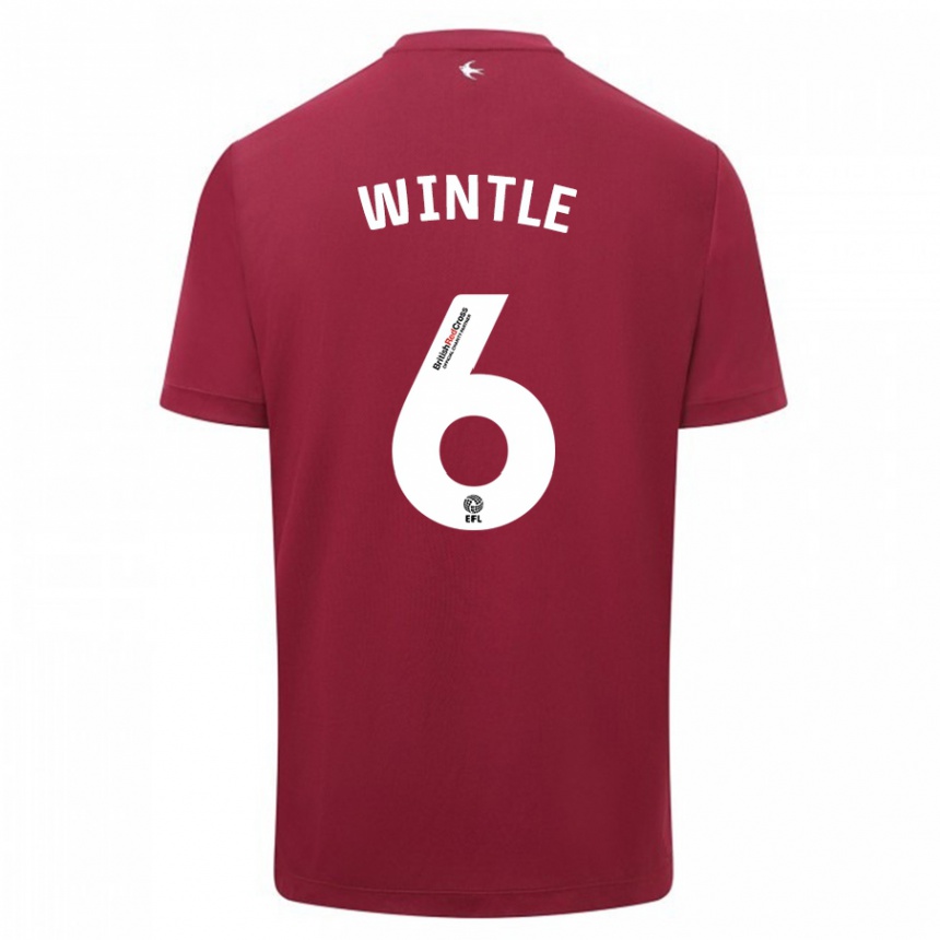 Hombre Fútbol Camiseta Ryan Wintle #6 Rojo 2ª Equipación 2023/24