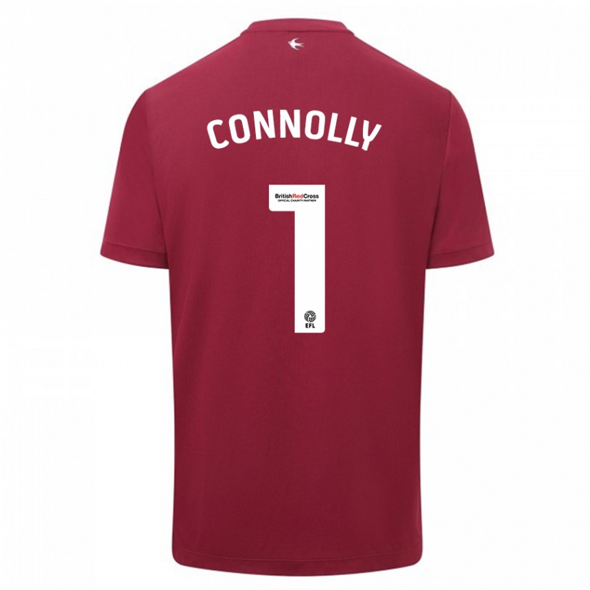 Hombre Fútbol Camiseta Daisy Connolly #1 Rojo 2ª Equipación 2023/24
