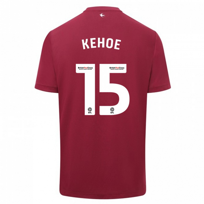 Hombre Fútbol Camiseta Molly Kehoe #15 Rojo 2ª Equipación 2023/24