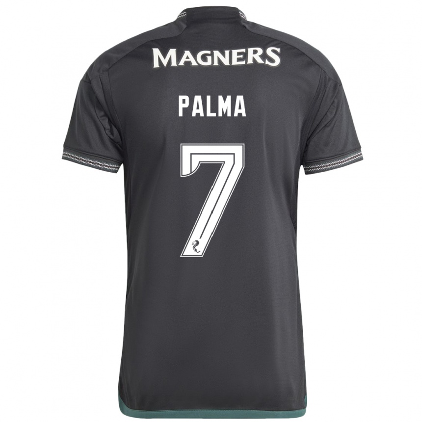 Hombre Fútbol Camiseta Luis Palma #7 Negro 2ª Equipación 2023/24