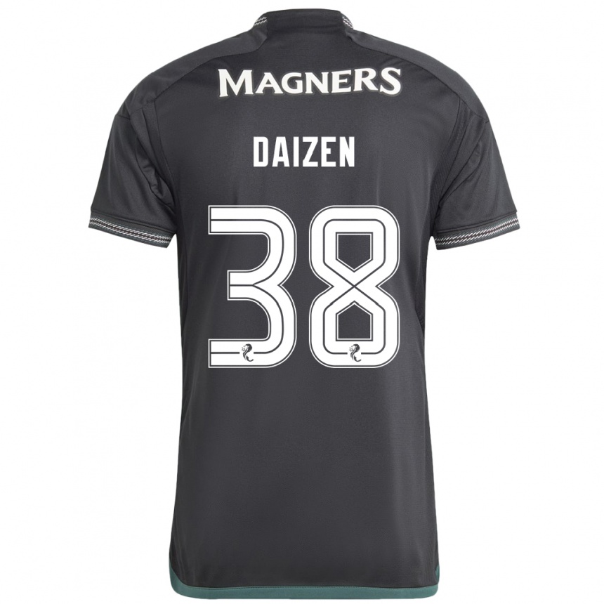 Hombre Fútbol Camiseta Daizen Maeda #38 Negro 2ª Equipación 2023/24