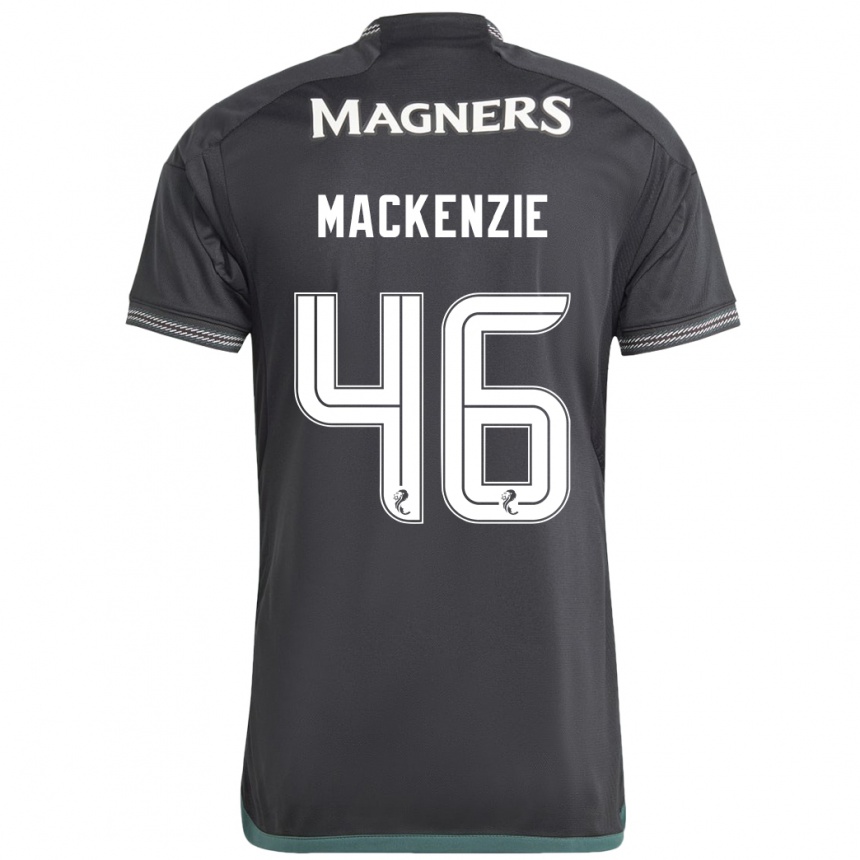 Hombre Fútbol Camiseta Magnus Mackenzie #46 Negro 2ª Equipación 2023/24