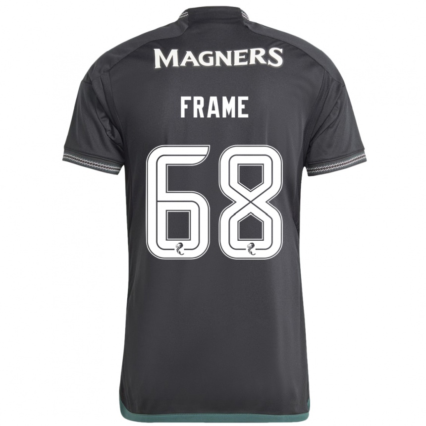 Hombre Fútbol Camiseta Mitchel Frame #68 Negro 2ª Equipación 2023/24