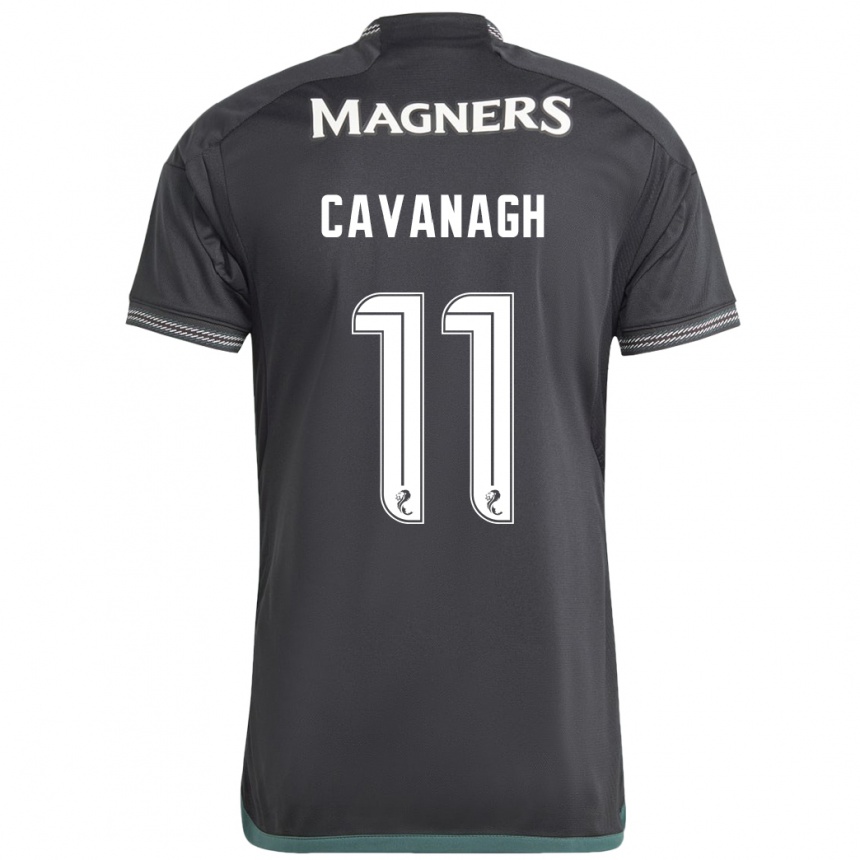 Hombre Fútbol Camiseta Colette Cavanagh #11 Negro 2ª Equipación 2023/24