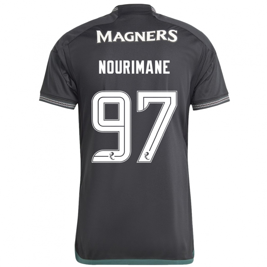 Hombre Fútbol Camiseta Addi Nourimane #97 Negro 2ª Equipación 2023/24