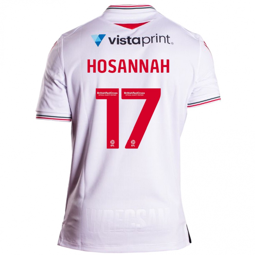 Hombre Fútbol Camiseta Bryce Hosannah #17 Blanco 2ª Equipación 2023/24