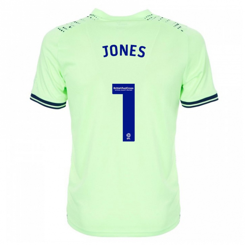 Hombre Fútbol Camiseta Lucy Jones #1 Armada 2ª Equipación 2023/24