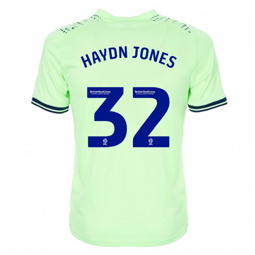 Hombre Fútbol Camiseta Mackenzie Haydn-Jones #32 Armada 2ª Equipación 2023/24