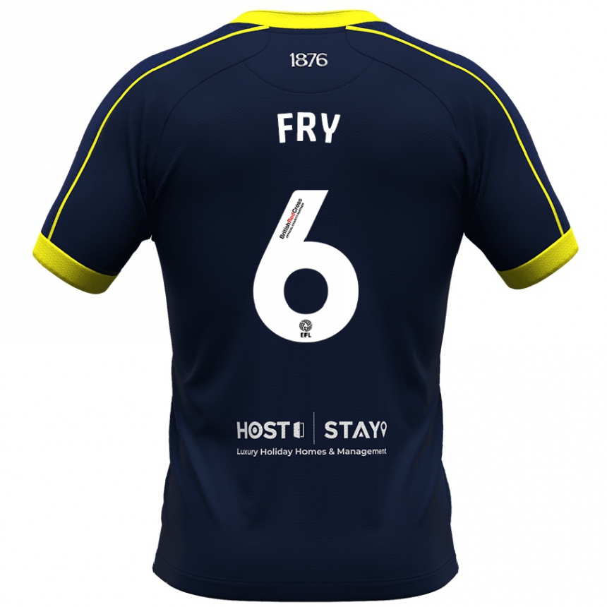 Hombre Fútbol Camiseta Dael Fry #6 Armada 2ª Equipación 2023/24