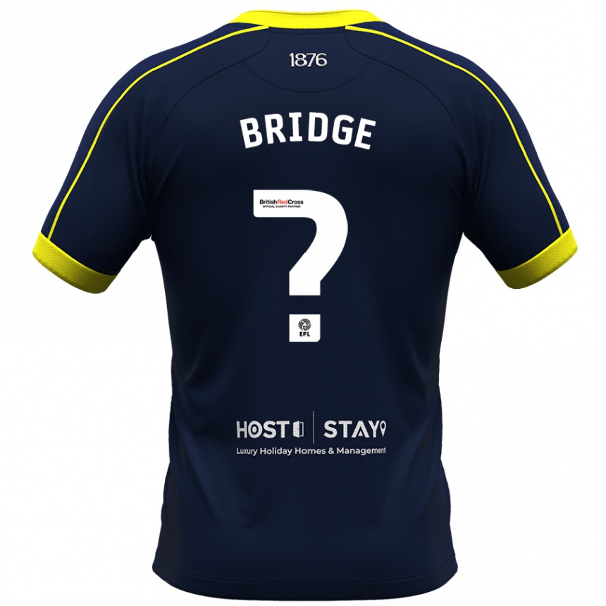 Hombre Fútbol Camiseta Aj Bridge #0 Armada 2ª Equipación 2023/24