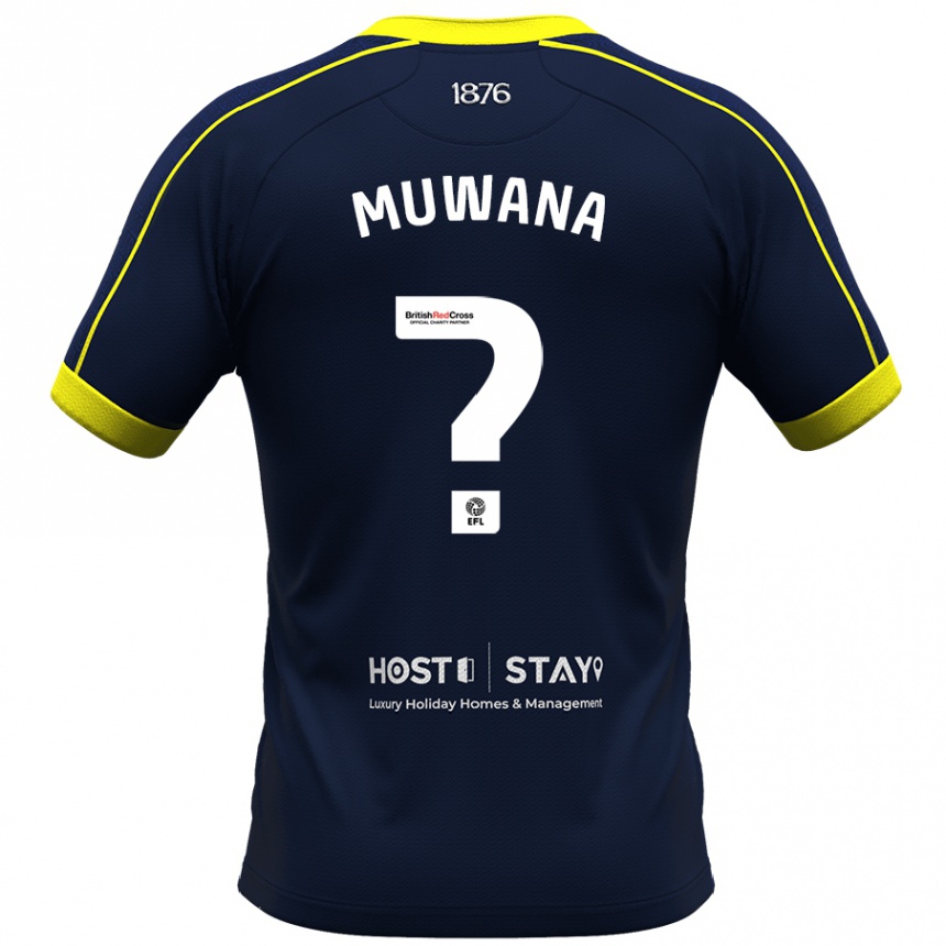 Hombre Fútbol Camiseta Noah Muwana #0 Armada 2ª Equipación 2023/24