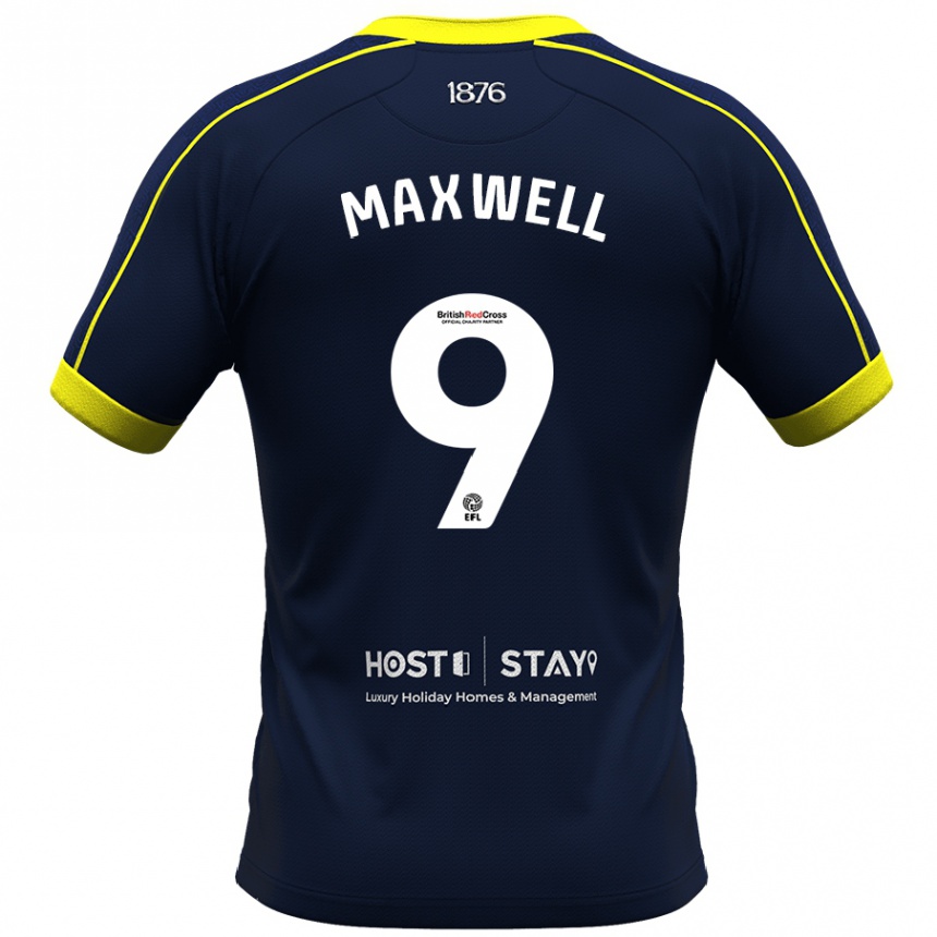 Hombre Fútbol Camiseta Armani Maxwell #9 Armada 2ª Equipación 2023/24