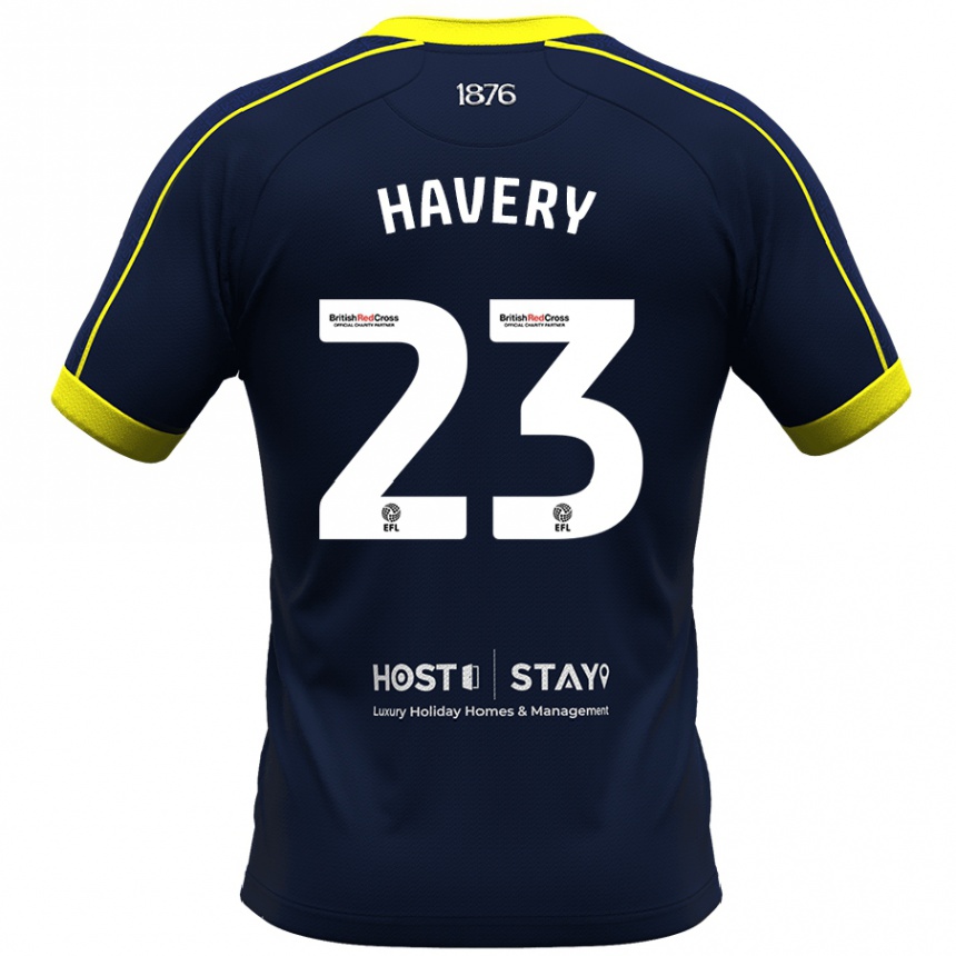 Hombre Fútbol Camiseta Nicole Havery #23 Armada 2ª Equipación 2023/24