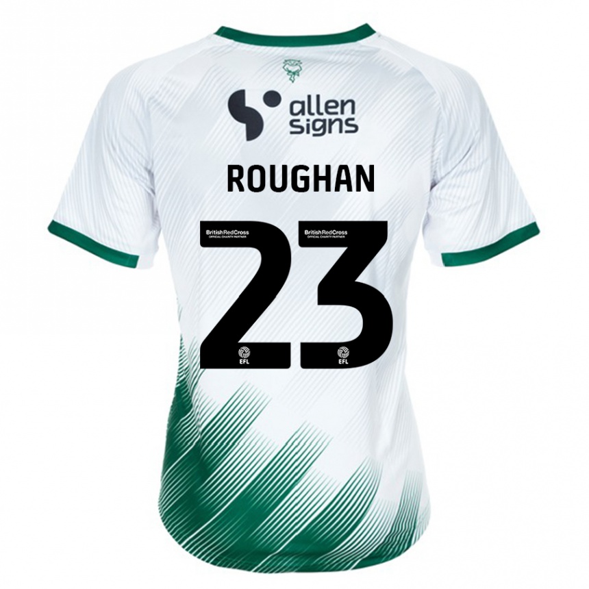 Hombre Fútbol Camiseta Sean Roughan #23 Blanco 2ª Equipación 2023/24