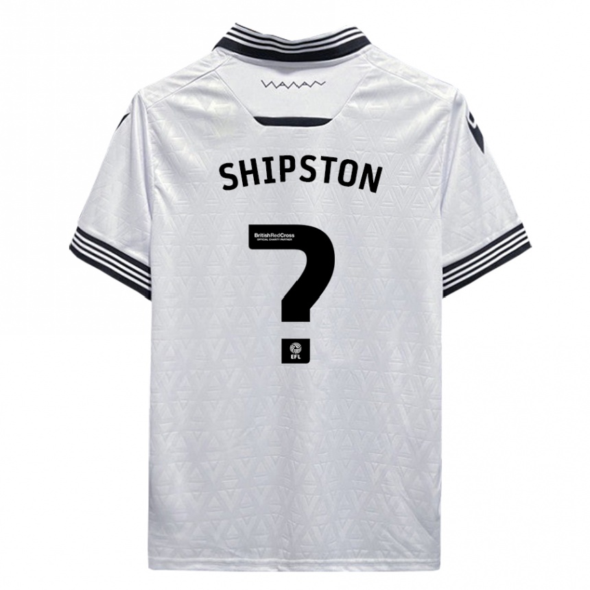 Hombre Fútbol Camiseta Rio Shipston #0 Blanco 2ª Equipación 2023/24