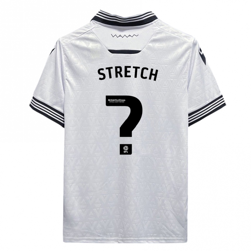 Hombre Fútbol Camiseta Logan Stretch #0 Blanco 2ª Equipación 2023/24