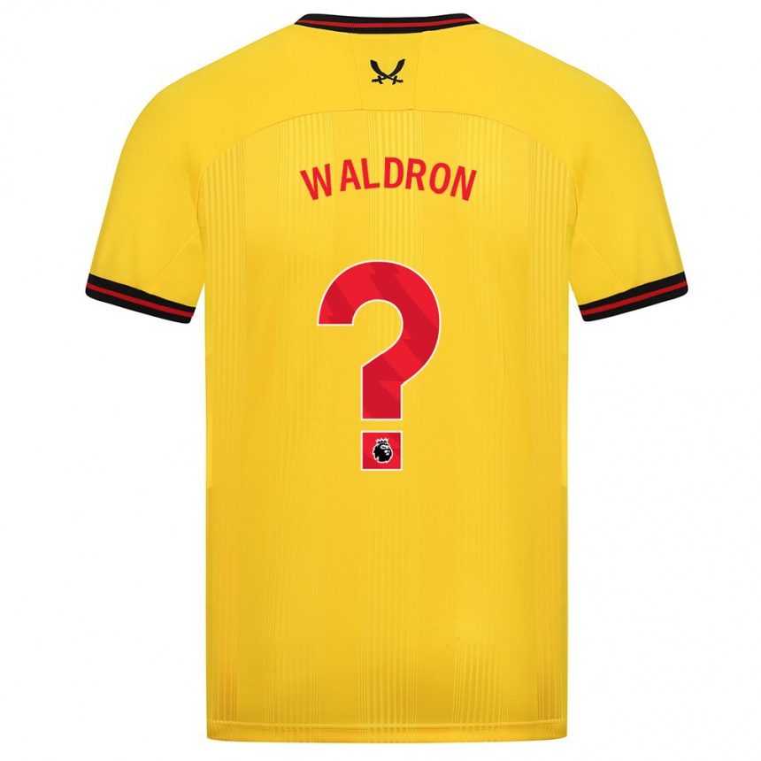 Hombre Fútbol Camiseta Jack Waldron #0 Amarillo 2ª Equipación 2023/24