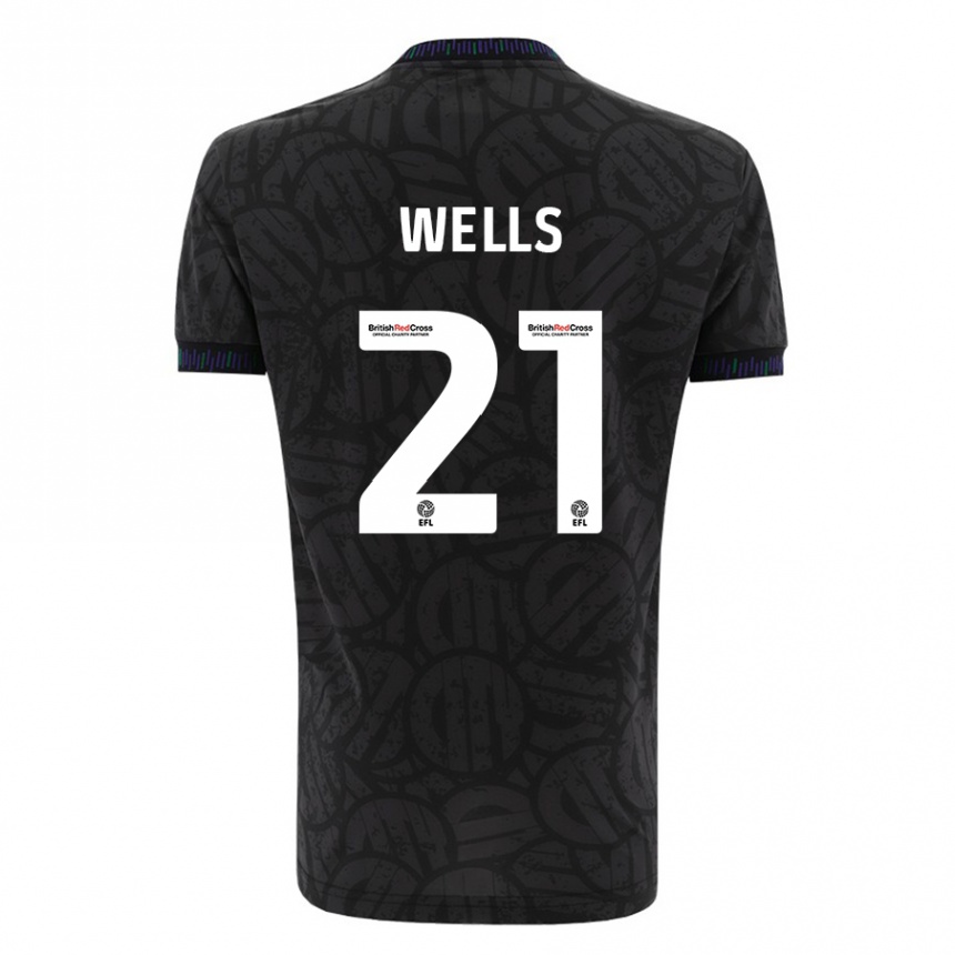 Hombre Fútbol Camiseta Nahki Wells #21 Negro 2ª Equipación 2023/24