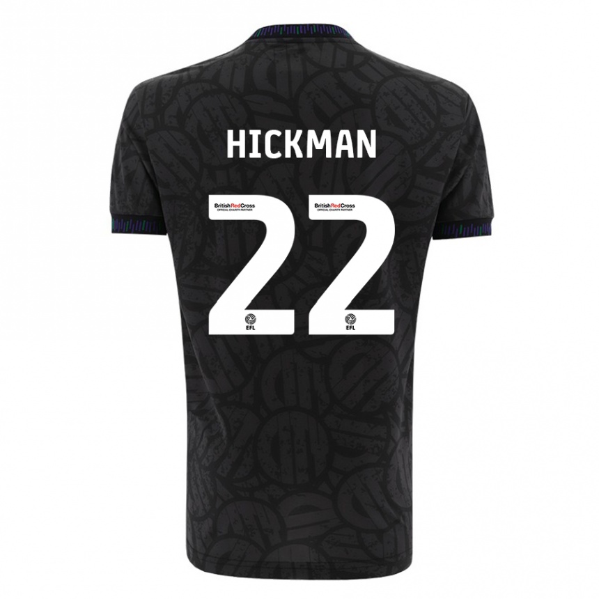 Hombre Fútbol Camiseta Taylor Gardner-Hickman #22 Negro 2ª Equipación 2023/24