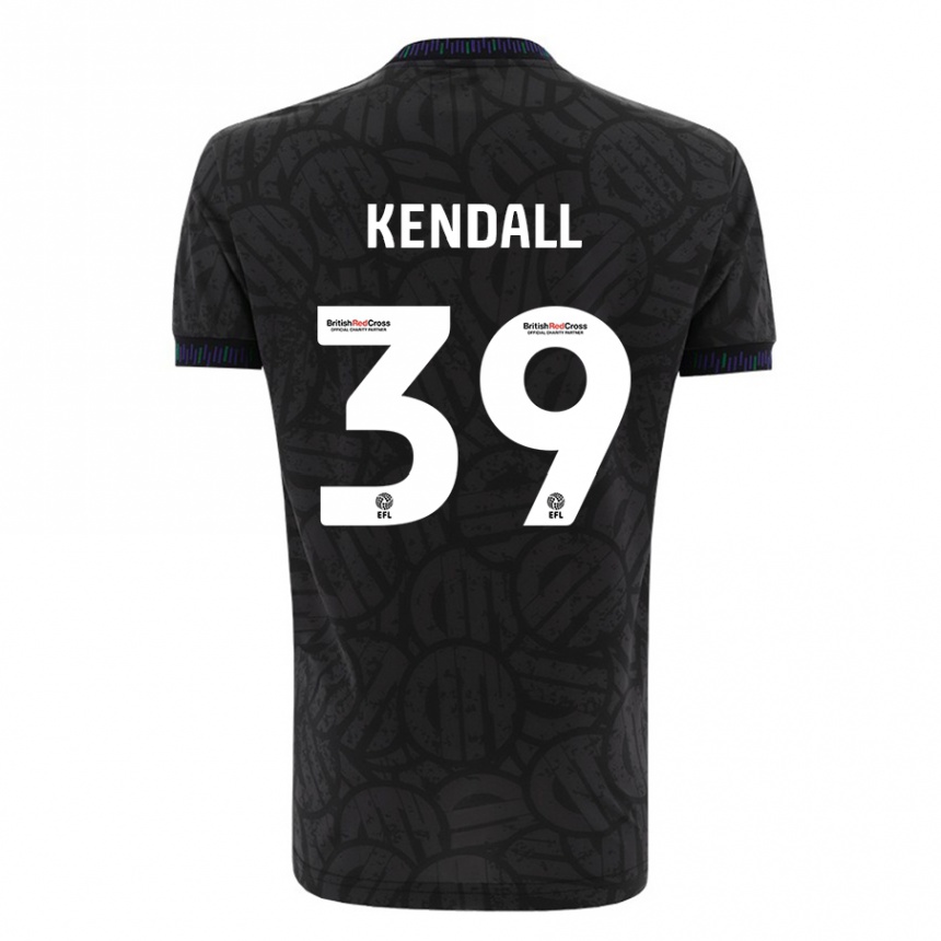 Hombre Fútbol Camiseta Maya Kendall #39 Negro 2ª Equipación 2023/24