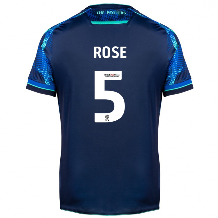 Hombre Fútbol Camiseta Michael Rose #5 Armada 2ª Equipación 2023/24