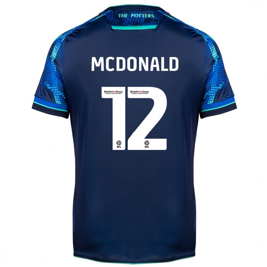 Hombre Fútbol Camiseta Kayleigh Mcdonald #12 Armada 2ª Equipación 2023/24