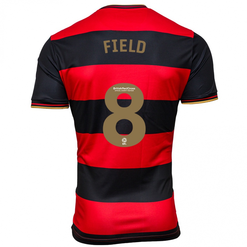 Hombre Fútbol Camiseta Sam Field #8 Negro Rojo 2ª Equipación 2023/24