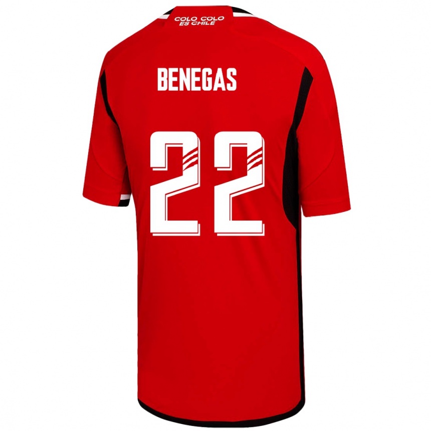 Hombre Fútbol Camiseta Leandro Benegas #22 Rojo 2ª Equipación 2023/24