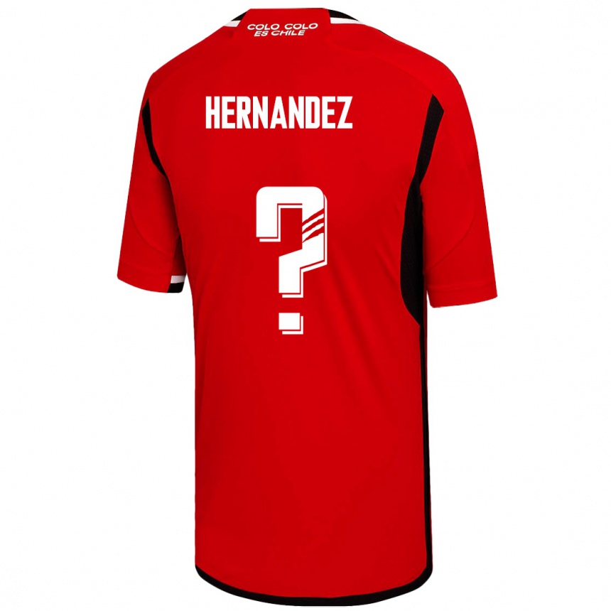 Hombre Fútbol Camiseta Leandro Hernández #0 Rojo 2ª Equipación 2023/24