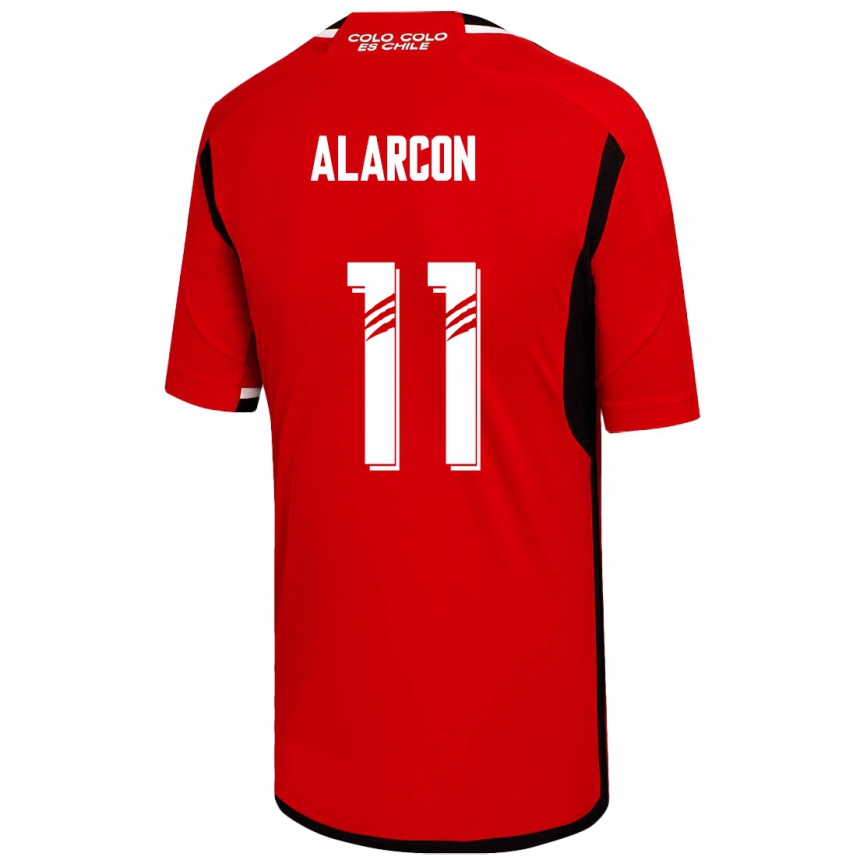 Hombre Fútbol Camiseta Antonia Alarcón #11 Rojo 2ª Equipación 2023/24