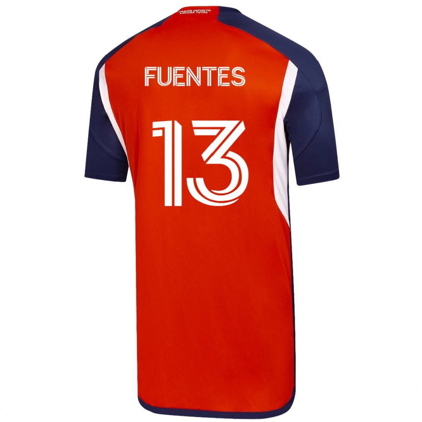 Hombre Fútbol Camiseta Karen Fuentes #13 Blanco 2ª Equipación 2023/24
