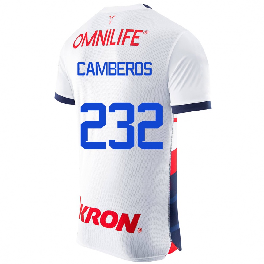 Hombre Fútbol Camiseta Hugo Camberos #232 Blanco 2ª Equipación 2023/24