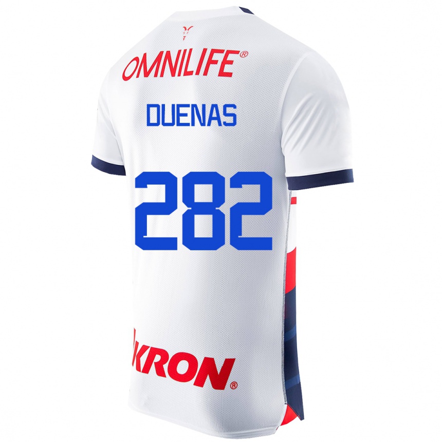 Hombre Fútbol Camiseta Omar Dueñas #282 Blanco 2ª Equipación 2023/24