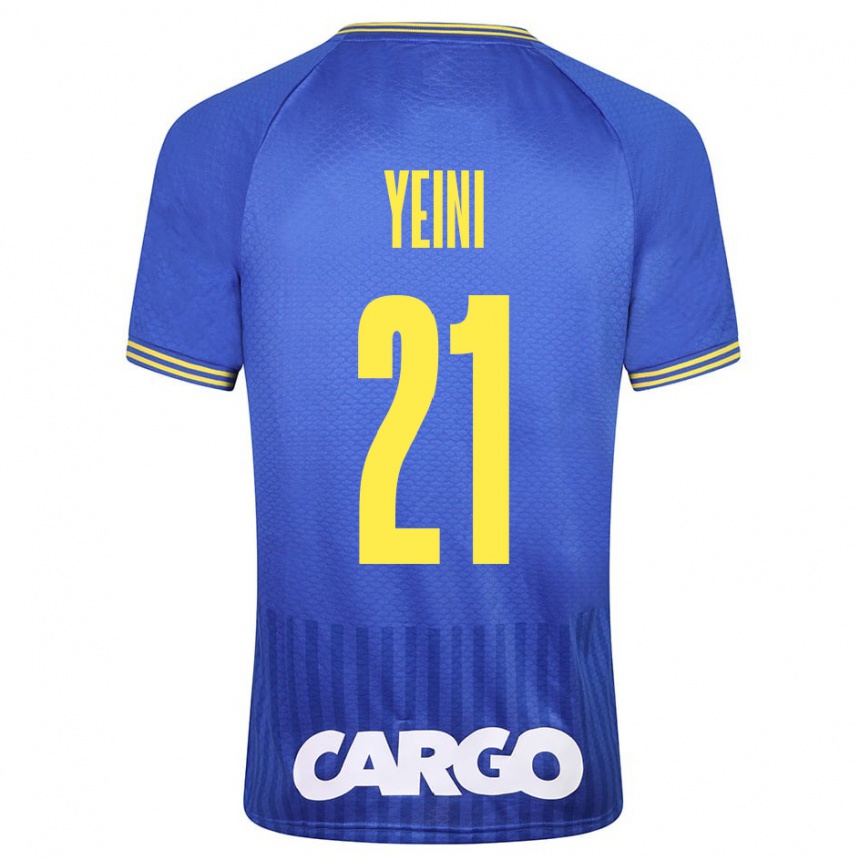 Hombre Fútbol Camiseta Sheran Yeini #21 Azul 2ª Equipación 2023/24