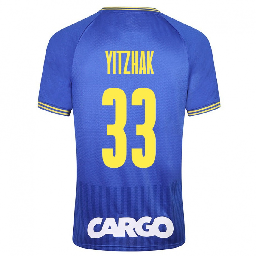 Hombre Fútbol Camiseta Or Yitzhak #33 Azul 2ª Equipación 2023/24