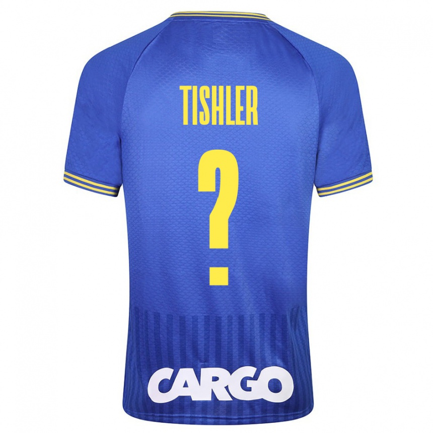 Hombre Fútbol Camiseta Daniel Tishler #0 Azul 2ª Equipación 2023/24