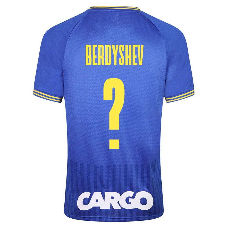 Hombre Fútbol Camiseta Tikhon Berdyshev #0 Azul 2ª Equipación 2023/24