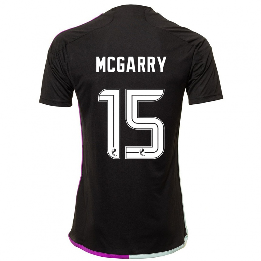 Hombre Fútbol Camiseta James Mcgarry #15 Negro 2ª Equipación 2023/24