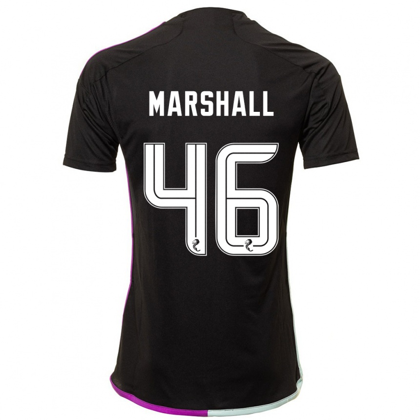 Hombre Fútbol Camiseta Findlay Marshall #46 Negro 2ª Equipación 2023/24