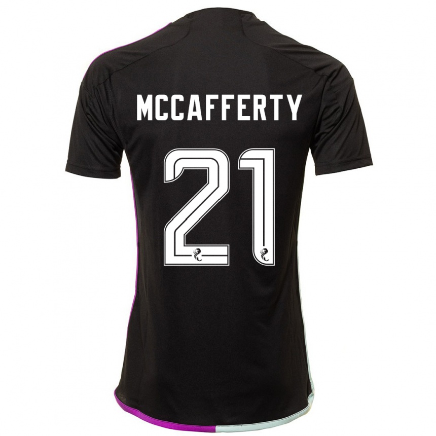 Hombre Fútbol Camiseta Eirinn Mccafferty #21 Negro 2ª Equipación 2023/24